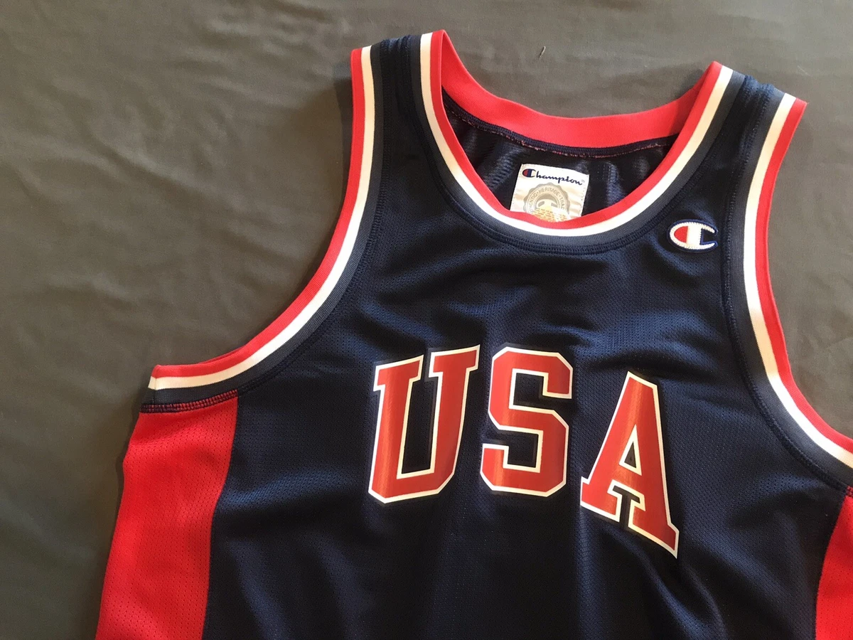 1996 Michael Jordan Team USA Champion Olympic Jersey Size 48 XL