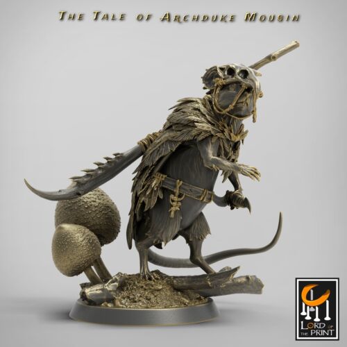 Mouse Shaman B - The Tale of Archduke Mousin - Lord of the Print - Wargaming D&D - Picture 1 of 1