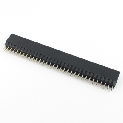 50Pcs PC104 2.54mm 2x32 64 Pin Female Header Double Row Straight Strip Connector