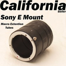 Macro Extension Tube for SONY NEX E-mount NEX-5 NEX3 NEX5 6R 5R 5T NEX7 A7R A7