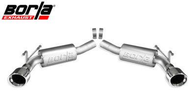 Borla ATAK Axle-Back Exhaust w/ 4.5'' Polished Tips For 10-13 Chevrolet Camaro SS