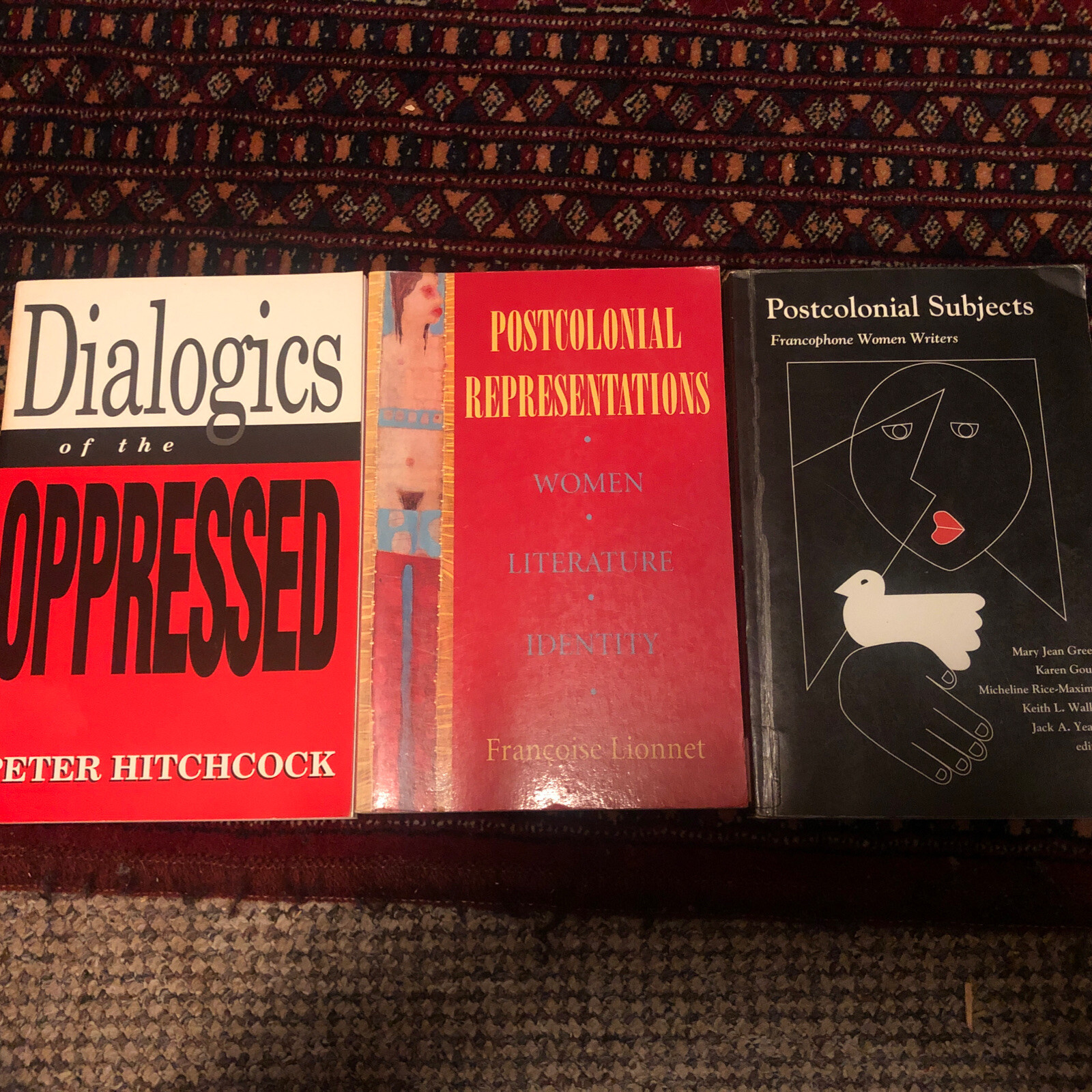 Post colonial Books Bundle Postcolonial Women Francophone job lot