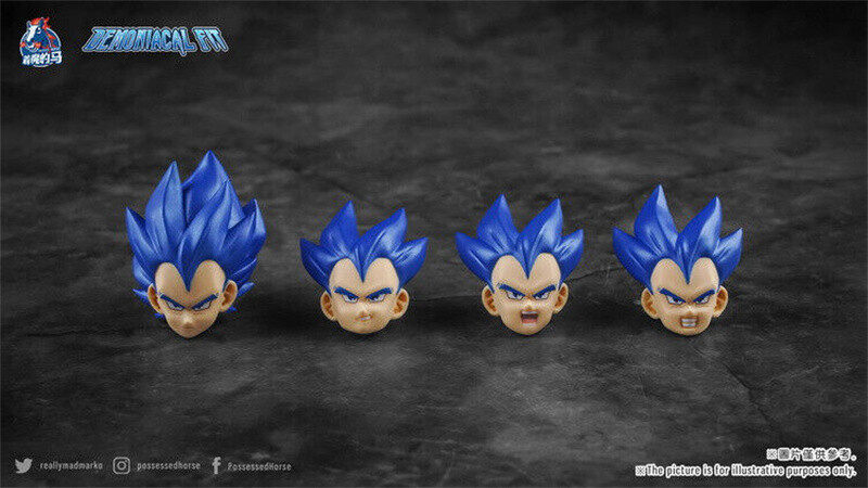 美品　２点セット　Demoniacal Fit DEEP BLUE ベジータ似て Dragon Ball Demoniacal Fit DF SHF Deep Blue Vegeta Super