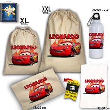 SET SCUOLA ASILO MATERNA SACCA ASCIUGAMANO BORRACCIA TOVAGLIETTA PERSONALIZZATO