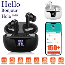 Translator Earbuds 150+ Languages Two Way Real Time Online Translation Earphones