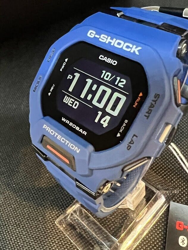 Casio G-SHOCK G-SQUAD GBD-200-2JF Bluetooth Men`s Blue Watch Japan Digital