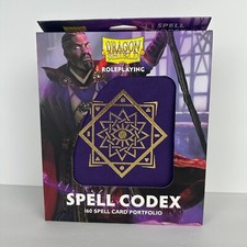 Dragon Shield Spell Codex Binder 160 Spell Card Portfolio Arcane Purple New