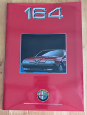 Brochure depliant Alfa Romeo 164 1991 inc. 3.0 V6 quadrifoglio