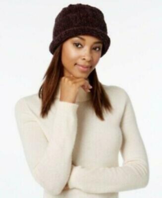 August Hat Womens Company Chenille Roll Up Cap, Brown | eBay display picture 2