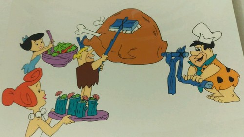 Feuerstein Grill von Hanna-Barbera Limited Edition Sericel - Bild 6 von 6