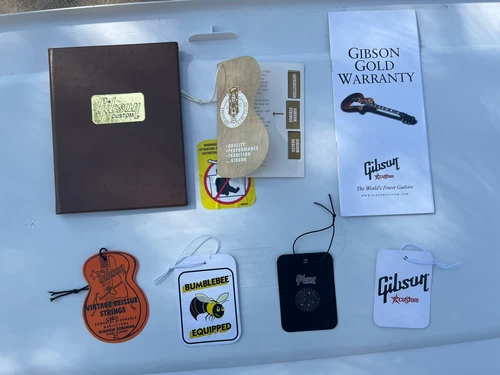 Gibson Custom Shop Warranty Tag Set Les Paul R7 R8 R9 R0 SG Explorer Flying V