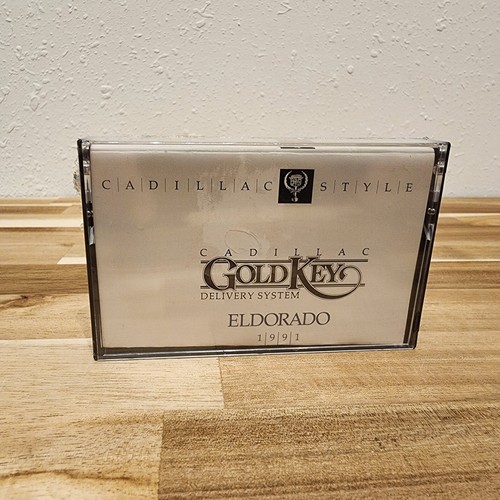 Sealed 1991 Cadillac ELDORADO Gold Key Delivery System Cassette Tape Vintage