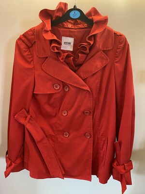 BRIGHT CHERRY RED MOSCHINO CHEAP AND CHIC COTTON