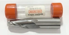 Micro 100 7/8" Carbide Ball Nose End Mill 2 Flute High Performance USA Made