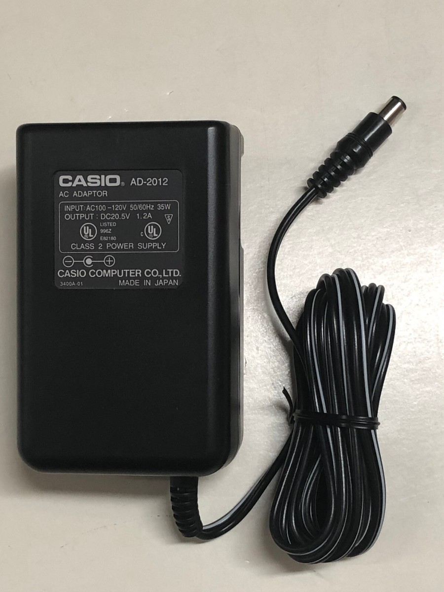 Casio AD-2012 AC Adaptor AC100-120V 50/60Hz 35W DC20.5V 1.2 A | eBay