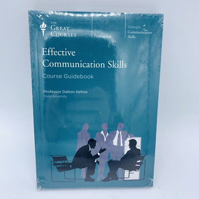 The Great Courses Effective Communication Skills DVD & Guidebook, NEW ...