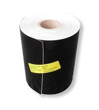 100 mm 4 ZOLL KONTINUIERLICH SCHWARZ POLYPROPYLEN ETIKETT AUFKLEBER THERMOTRANSFER