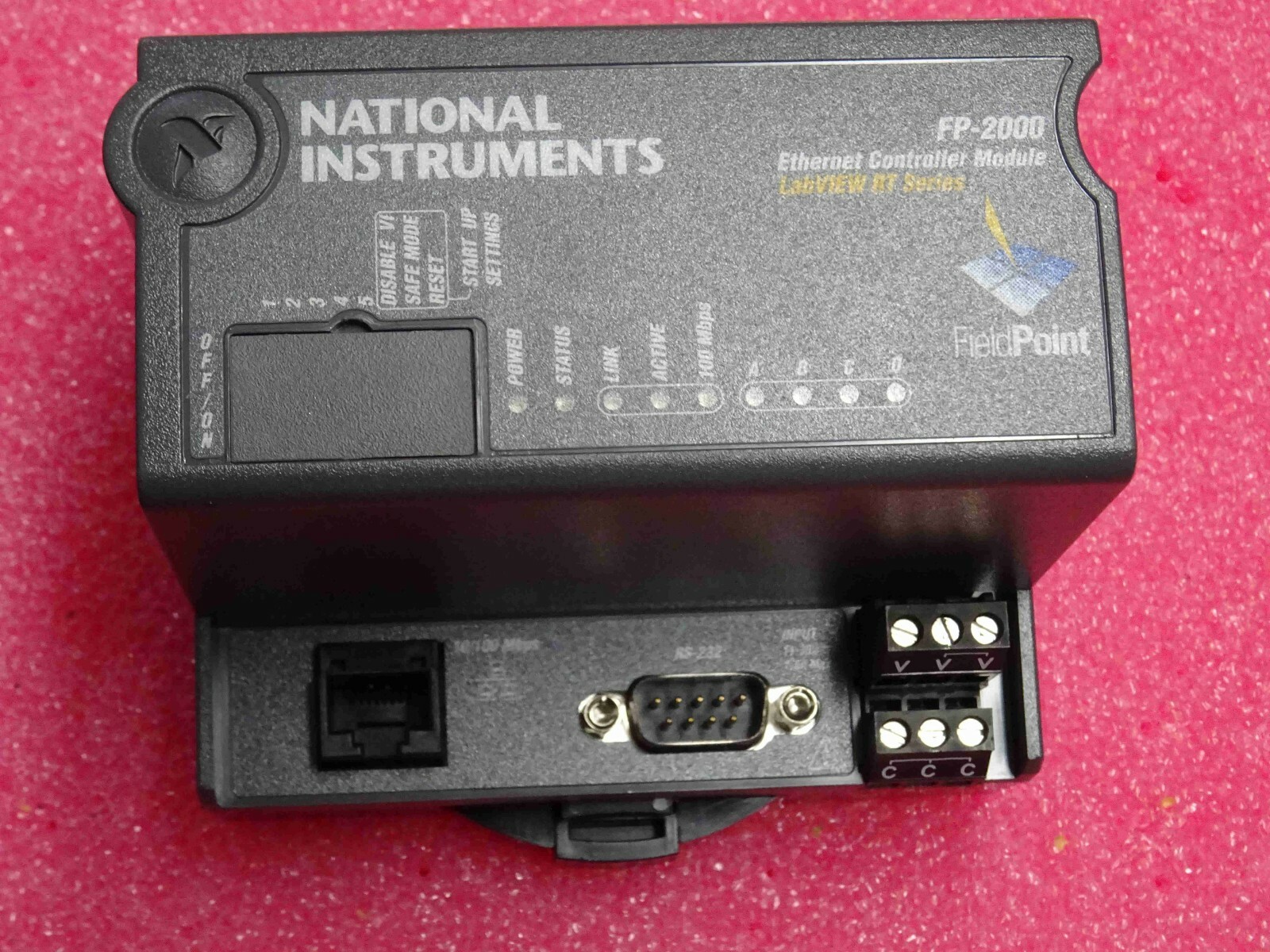 Contrôleur temps réel FP-2000 LabVIEW RT National Instruments pour acquisition Ethernet