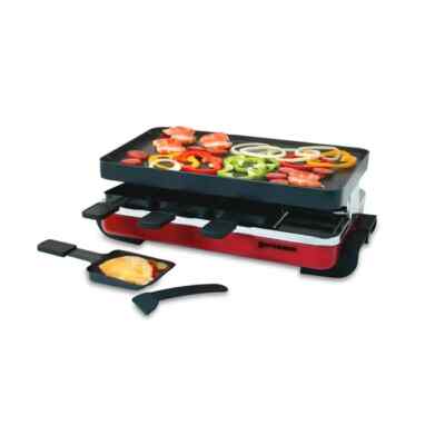Swissmar - 8 Person Red Classic Raclette Party Grill KF-77043 in retail ...