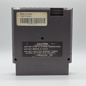 NES Target: Renegade Authentic Nintendo Game Cartridge 1988 Tested & Working