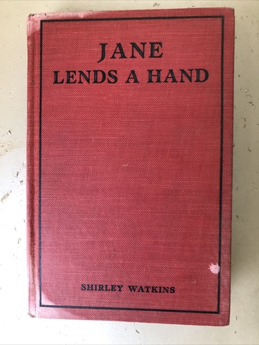 Jane Lends A Hand Shirley Watkins c 1923 Goldsmith Publishing Co - Imagen 1 de 4