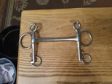 used loose cheek Pelham bit 5 in  mullen mouth stainless 