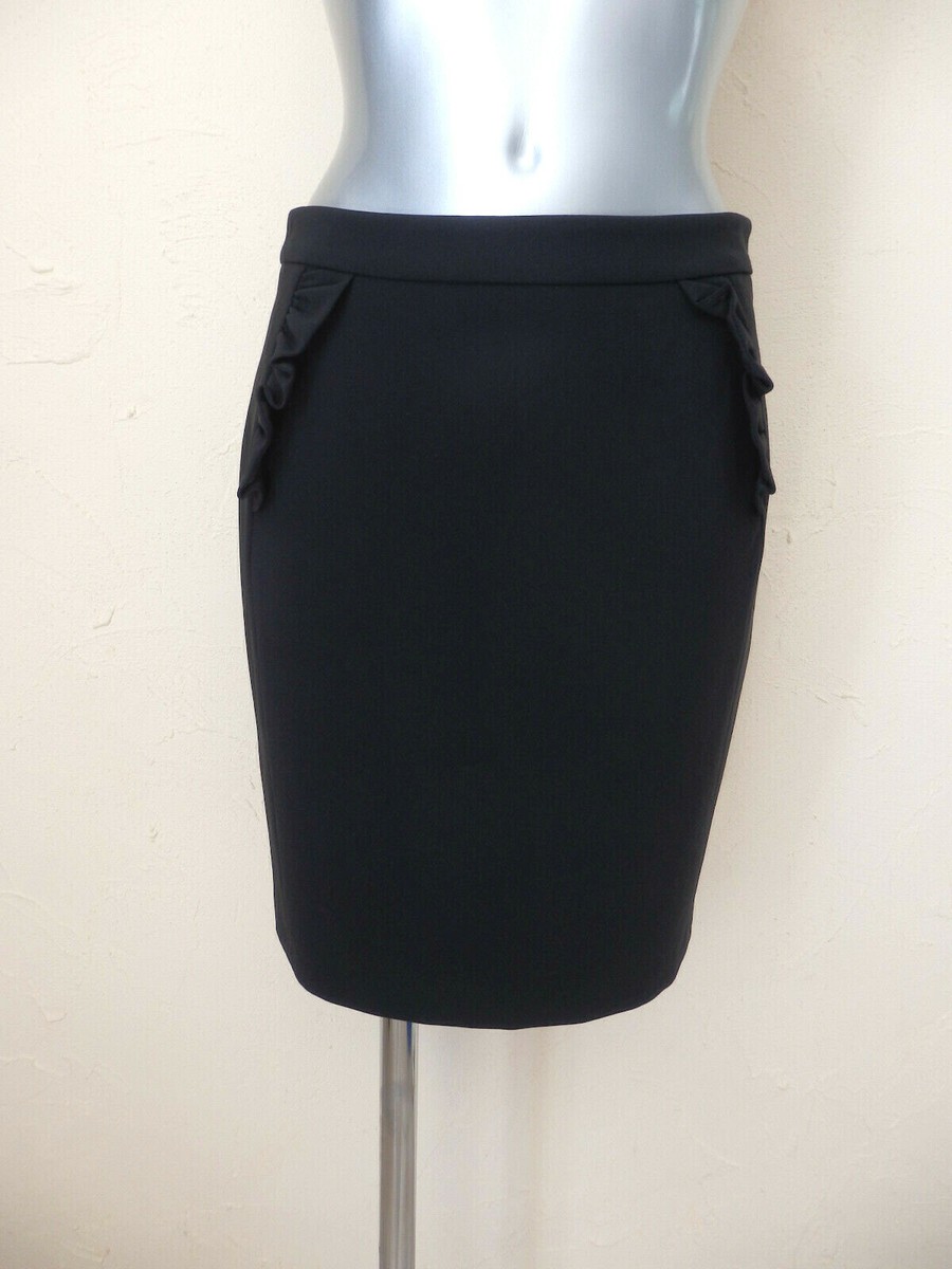Jupe Claudie Pierlot Sander Taille 38fr - Noire, Triacétate/polyester, Neuve Sans étiquette