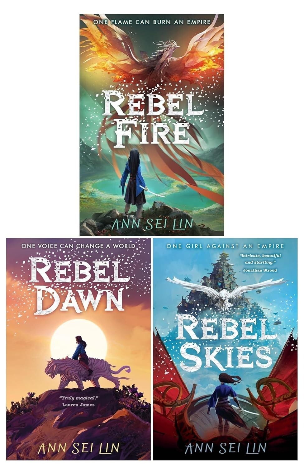 Rebel Skies Trilogy By Ann Sei 3 Books Set Lin Rebel Skies,Dawn,Rebel Fire
