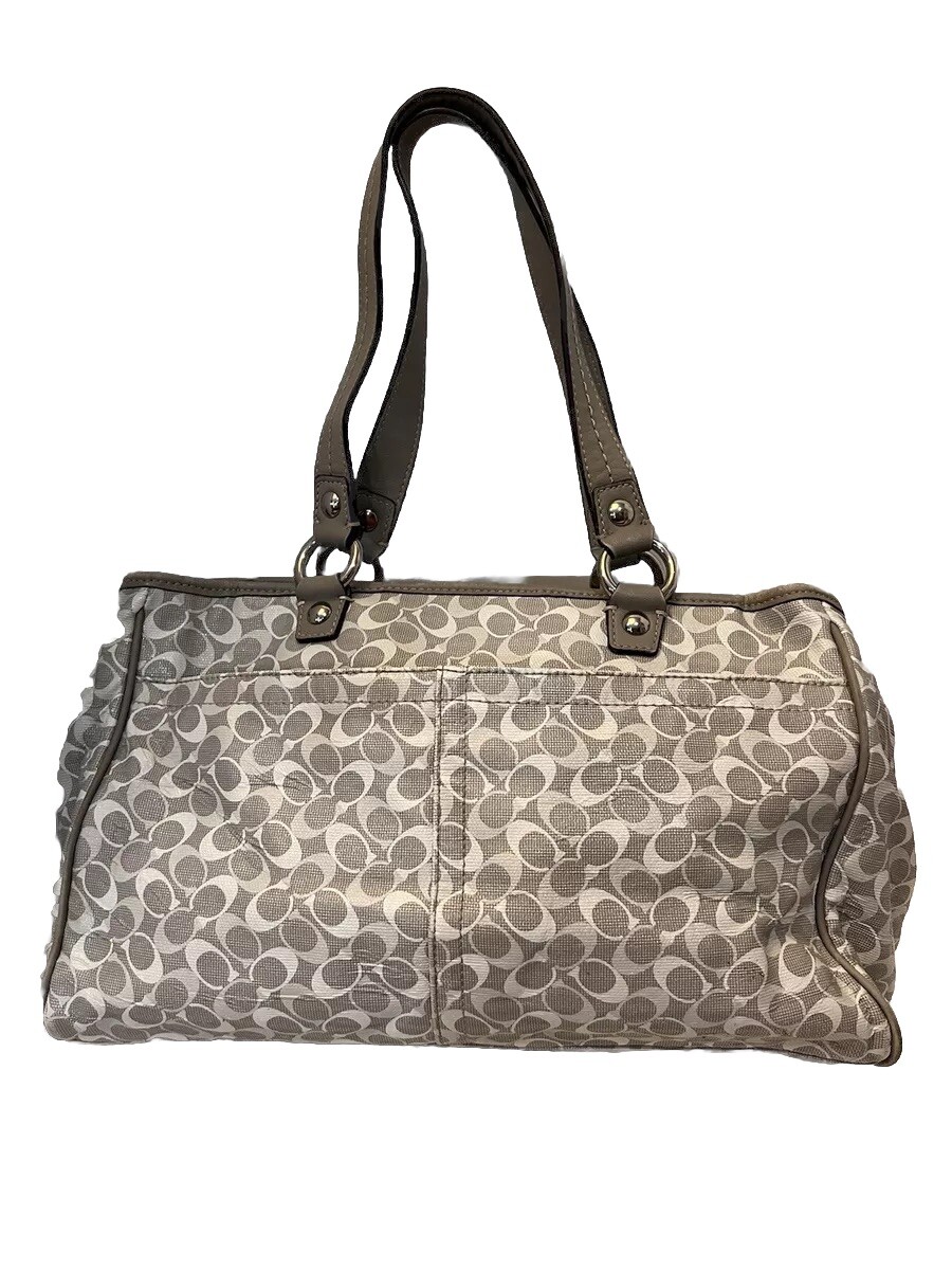 Coach F17179 Chelsea Signature Coated Canvas Shoulder Tote Bag