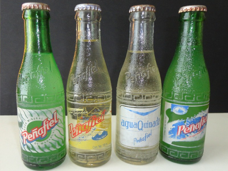 RARE Vintage PEÑAFIEL Product of DR PEPPER Co. Small Glass Bottles 195mL/6.5 oz