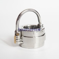 Stainless Steel Enlarger Heavy Scrotum Pendant Ball Stretcher Testicle Lock Ring