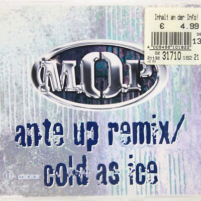 Music Musik MAXI CD M.O.P.   Ante Up (Remix) / Cold As Ice Gut