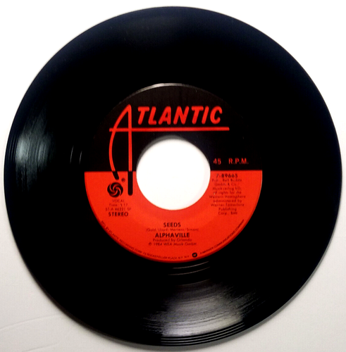 ALPHAVILLE - Big in Japan / Seeds - 45 RPM 7" 1984 Atlantic 7-89665 Picture Slv - Picture 5 of 6