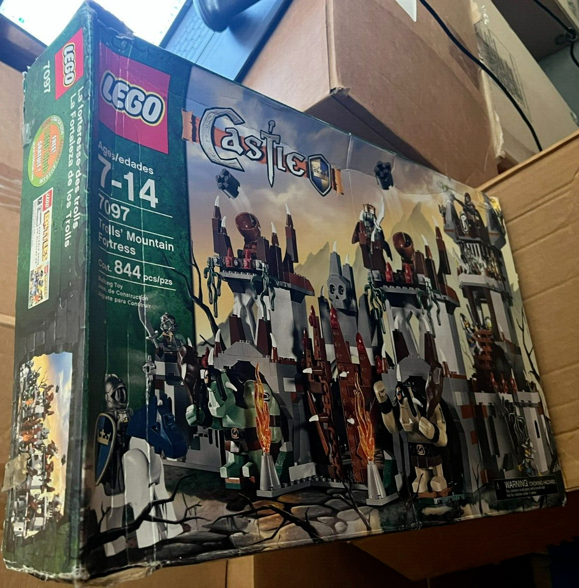 LEGO Castle: Trolls' Mountain Fortress (7097) New Box Damage