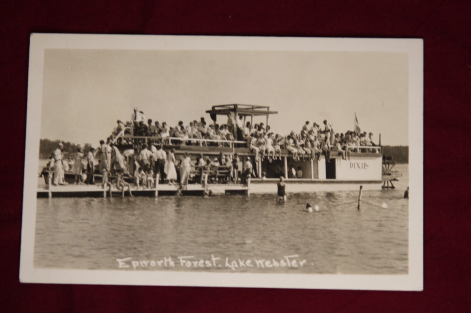 Dixie Boat, Epworth Forest Postcard (North ster, Indiana) eBay