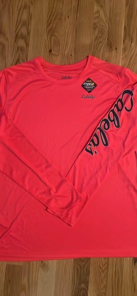 Cabela's 4Most UPF 50 Performance Shirt Men 2XL Orange Lightweight, NWT