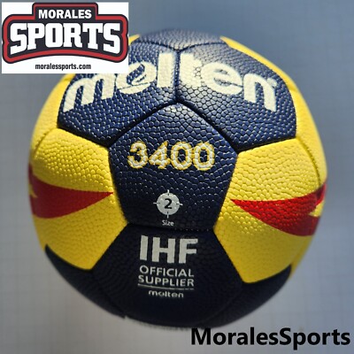 Molten Competition Handball H2X3400-NR Yellow/Bluer Size 2