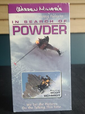 In Search Of Powder (VHS, 1993) Extreme Skiing Stunt Video, A Warren Miller Film