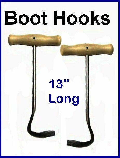 Pull Your Boots on with these Western 13" Long Pull Handles (2) MADE in USA