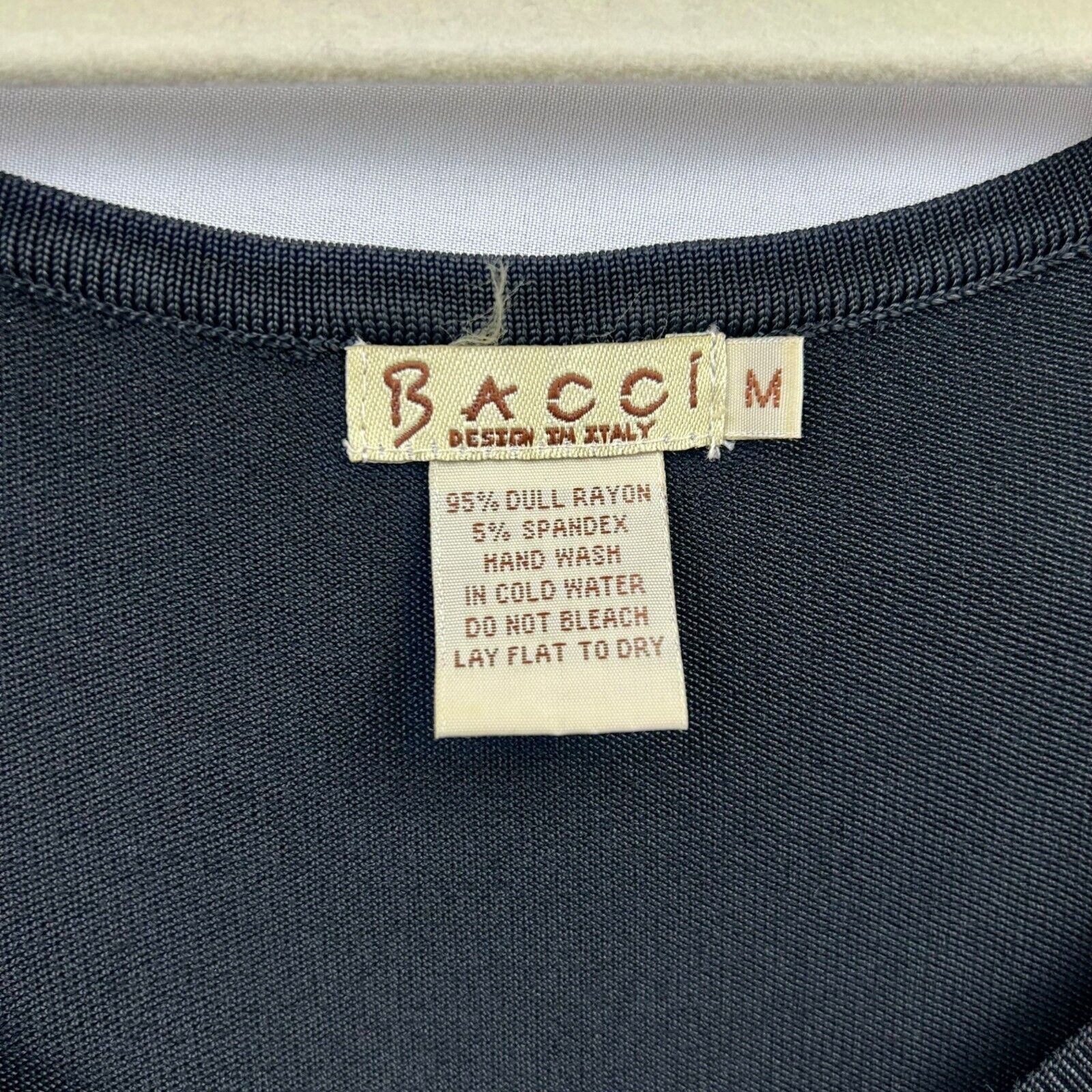 Bacci Tank, V Neck, Leather, Belt, Button, Buckle… - image 4