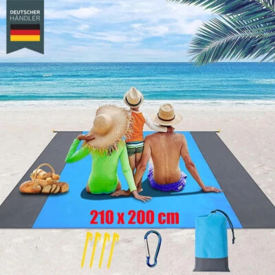 ZREE Sand Free Beach Blanket Picnic Mat Outdoor Camping Waterproof Mat 200cmx210cm