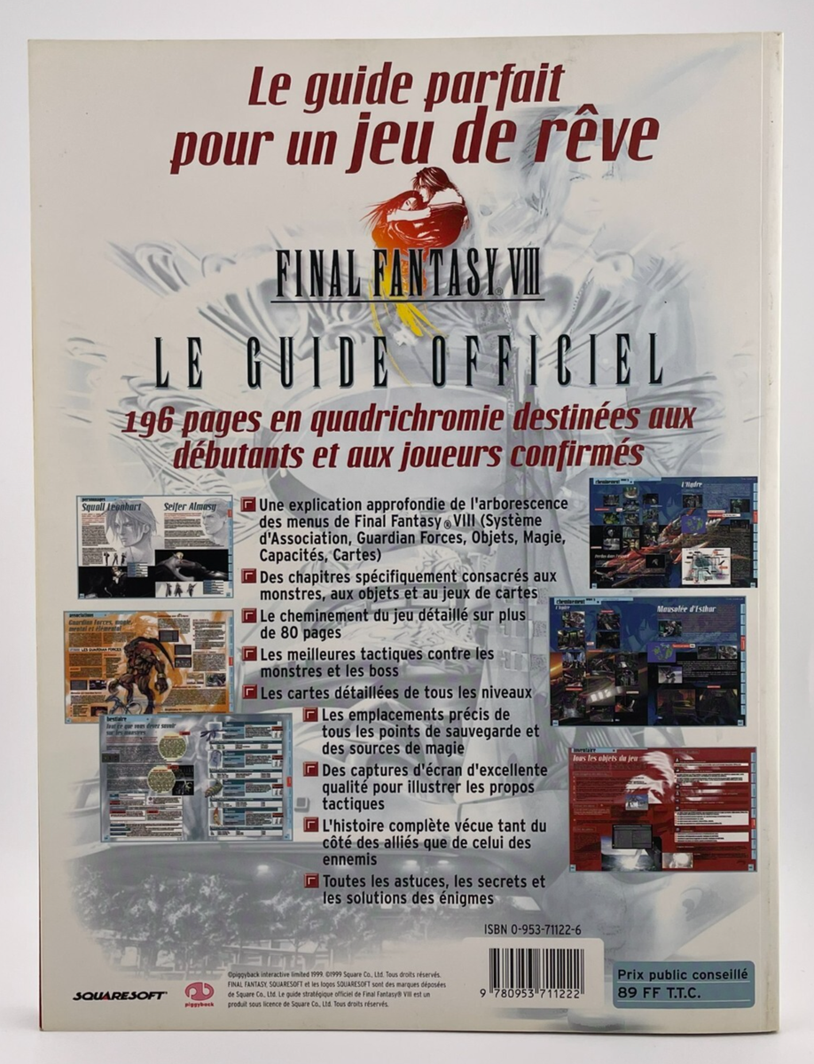 GUIDE OFFICIEL COMPLET Final Fantasy X-2 Piggyback, Square Enix NEUF GUIDE OFFICIEL COMPLET Final Fantasy X-2 Piggyback, Square Enix NEUF