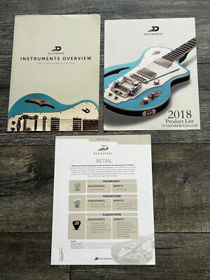 DUESENBERG Guitar Catalog Brochure 2018 3pc Set Julia Paloma Starplayer Caribou