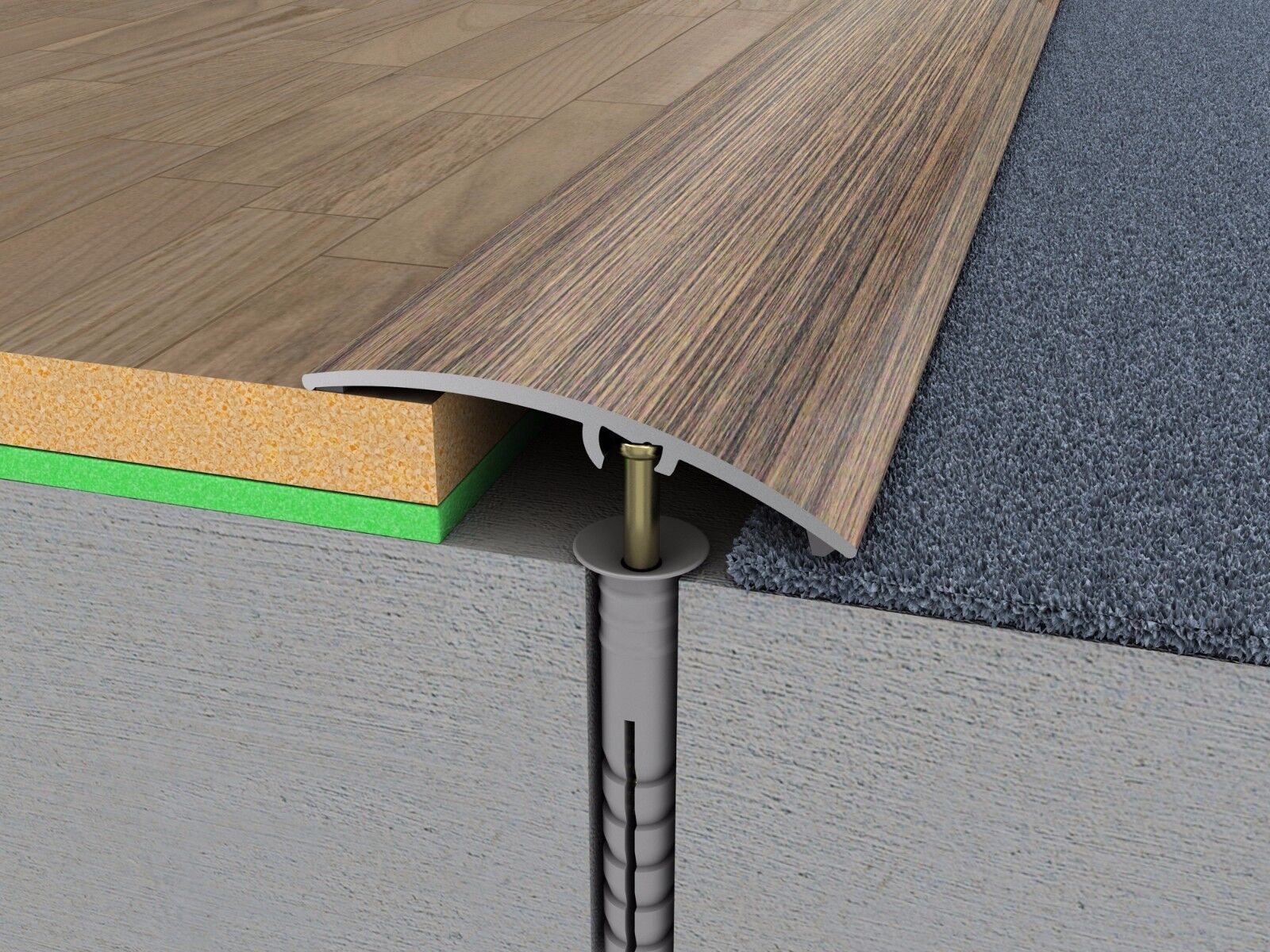 Difference Between Floor Thresholds T Bars Reducers Cover