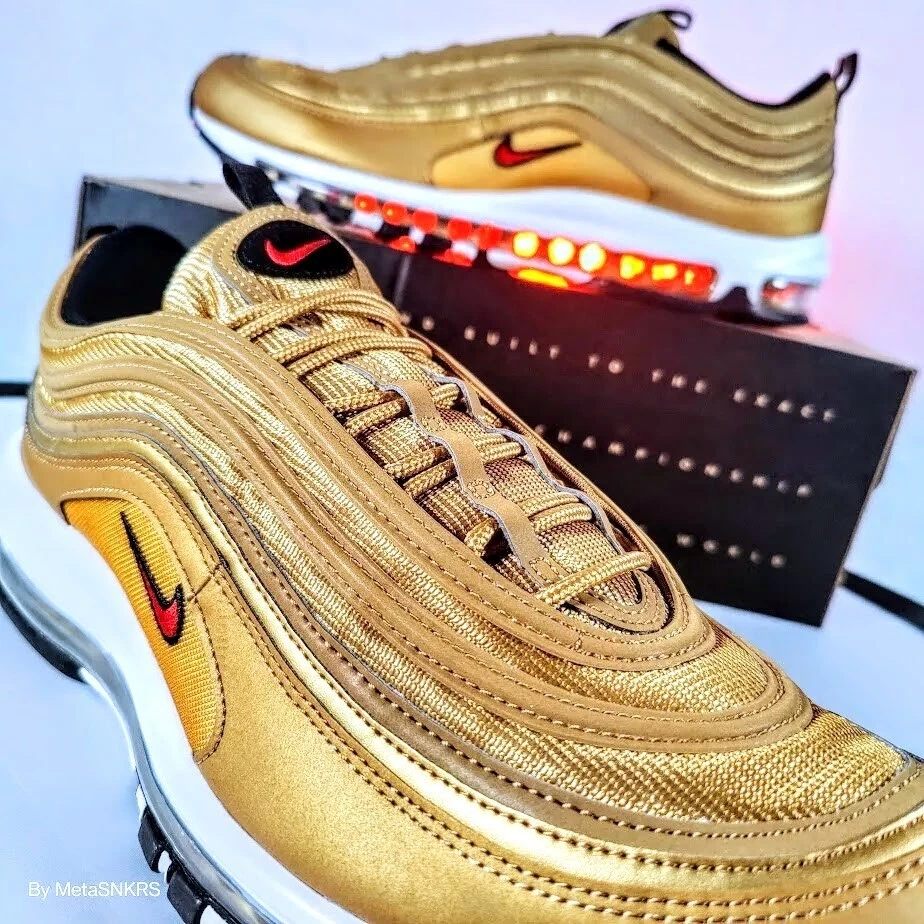 Nike Air Max 97 Black Metallic Gold for Sale | Authenticity
