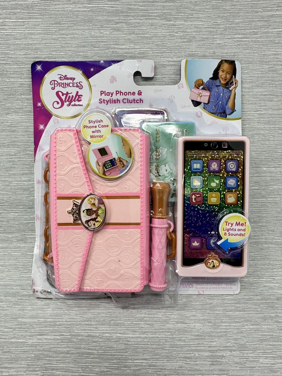 Disney Princess Style Play Phone & Clutch Set – New, Damaged