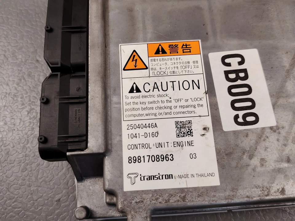 ISUZU Rodeo D Max 3.0 TFR TFS TDi Motorsteuergerät ECU ECM 8981708963 - Image 3 of 4