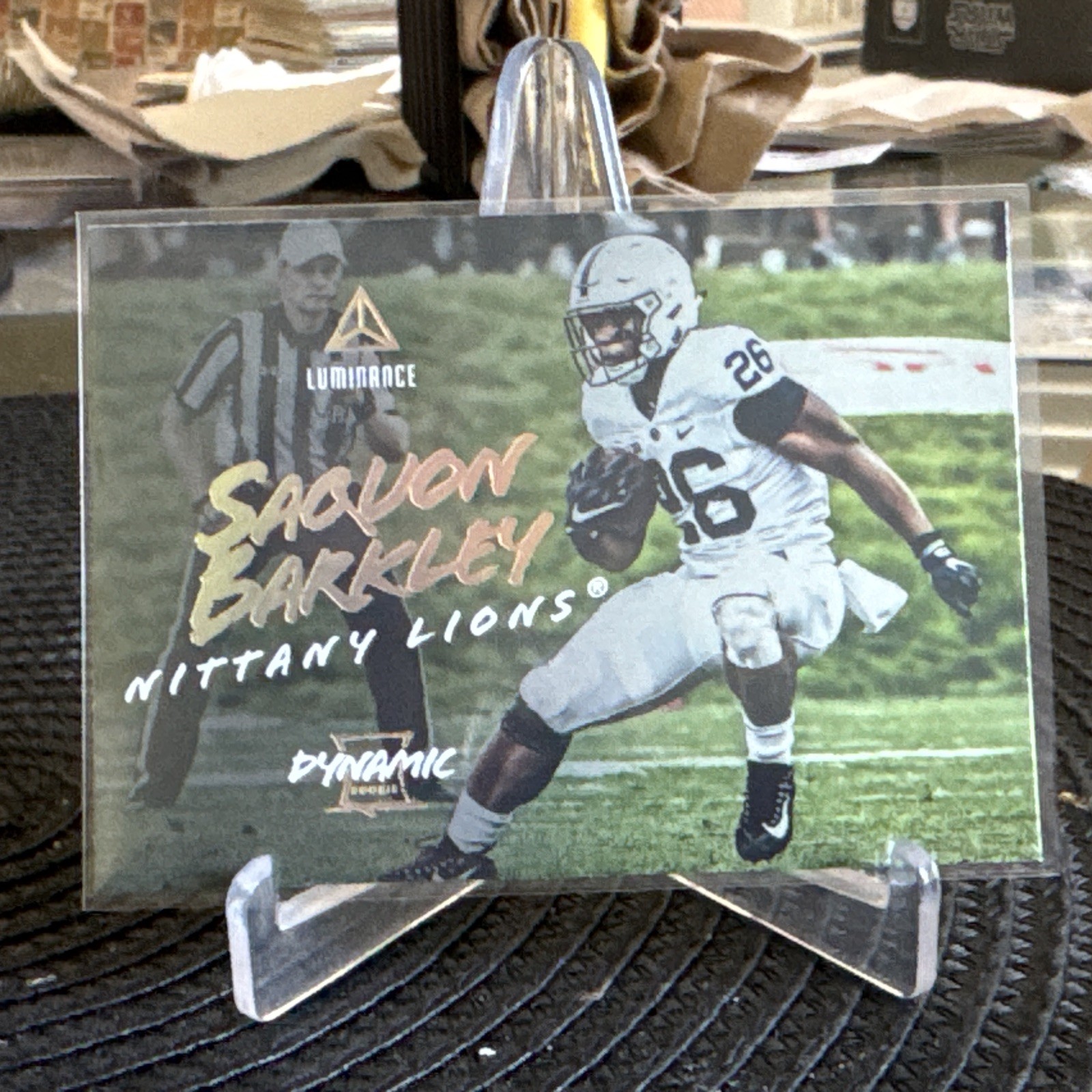 2018 Panini Luminance - Dynamic Saquon Barkley #15 (RC)