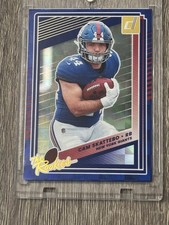Panini 2025 Donruss The Rookies #19 Cam Skattebo New York Giants NFL Card