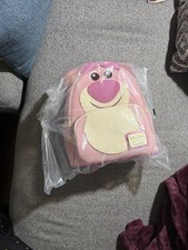 Loungefly Disney Pixar Toy Story Lotso Plush Mini Backpack Pink Strawberry Scent